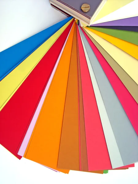 Guia de cor de papel — Fotografia de Stock