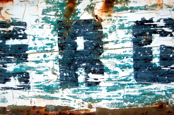 Weathered stencil — Stock Photo, Image