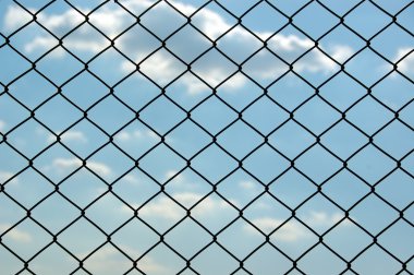 Chain link fence clipart