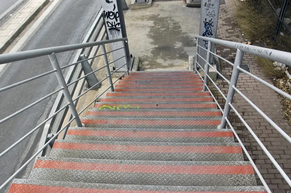 陸橋の階段 — ストック写真