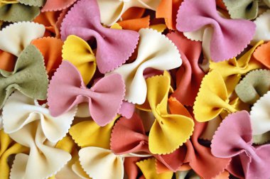 Fresh farfalle pasta clipart