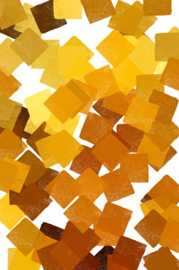 Yellow squares clipart