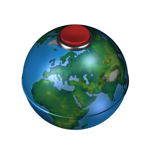 Mapa de globo detallado alto —  Fotos de Stock