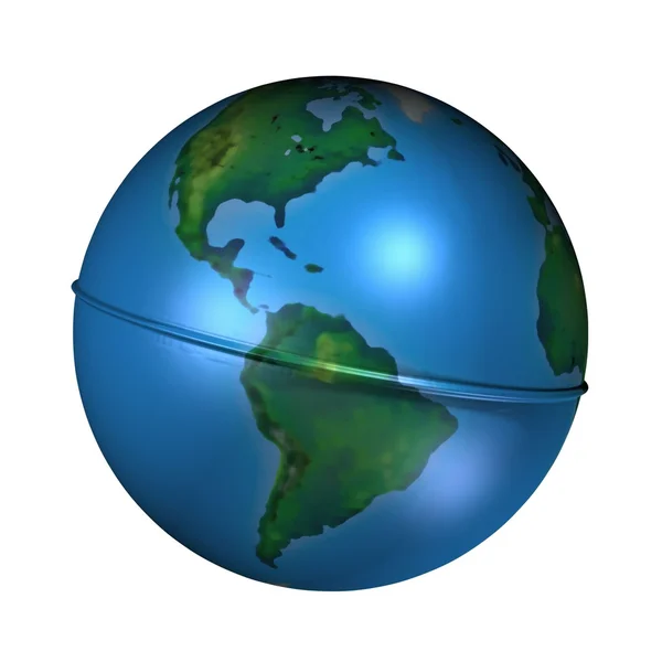 Mapa de globo detallado alto — Foto de Stock