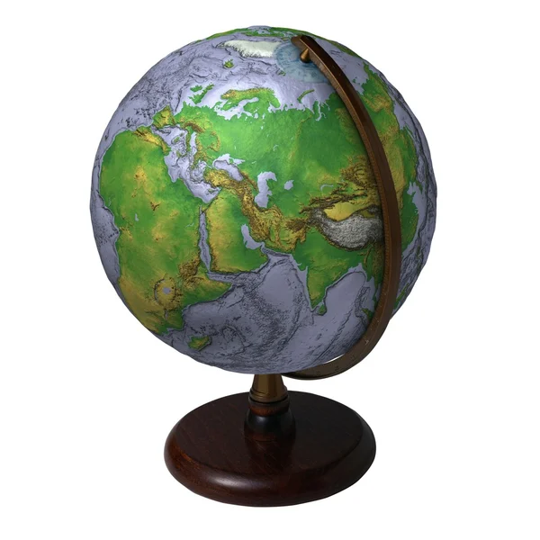 Hoch detaillierte Weltkarte — Stockfoto