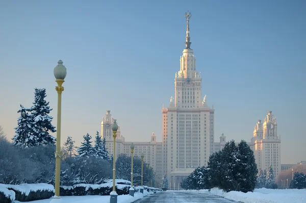 Universidade Estatal de Moscovo Imagem De Stock