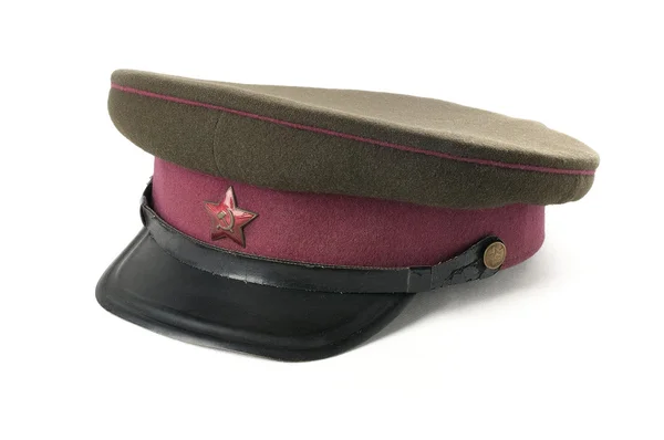 stock image Soviet peak-cap, Second World War times