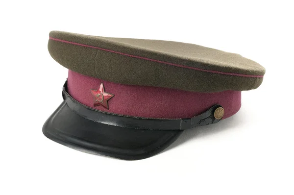 Peak-cap, andra världskriget sovjettiden Stockbild