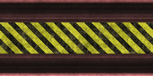 Hazard warning stripes — Stock Photo, Image