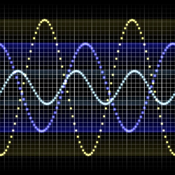 Звуковые волны — стоковое фото