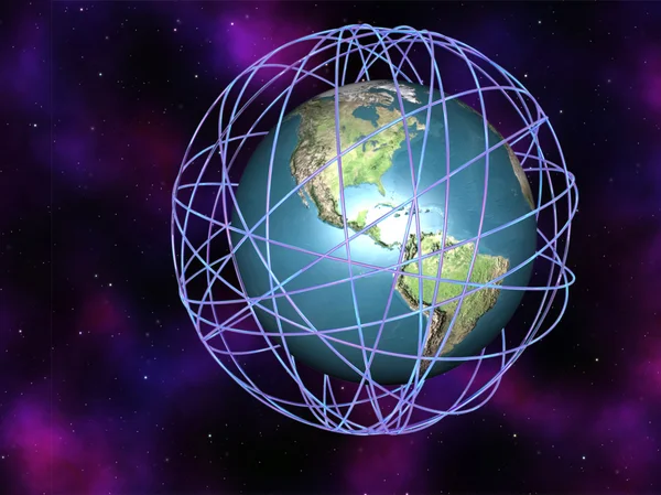 stock image Earth lines