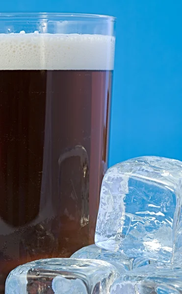 Beer and ice — Stock Photo, Image