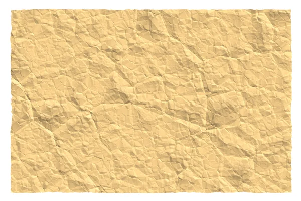 Carta marrone stropicciata — Foto Stock