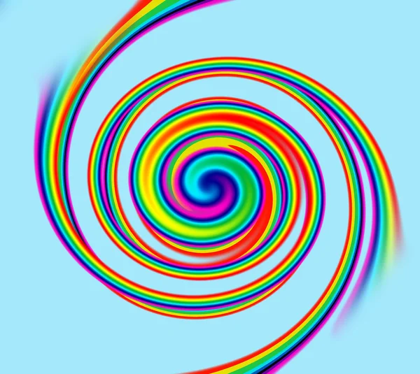 Arco-íris espiral — Fotografia de Stock