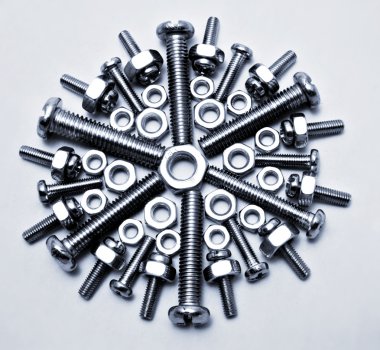 Nuts and bolts clipart