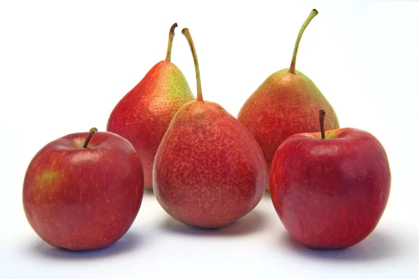 Яблоки и груши — стоковое фото