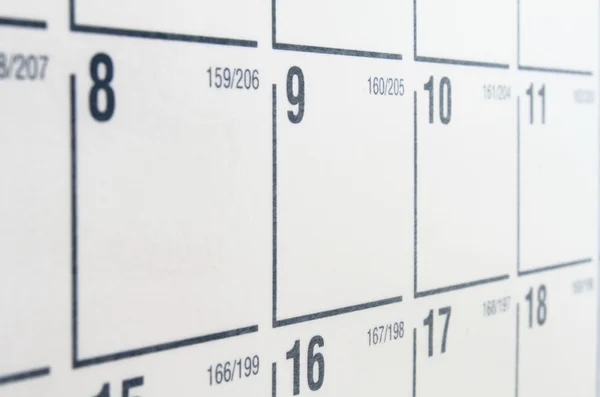 stock image White calendar