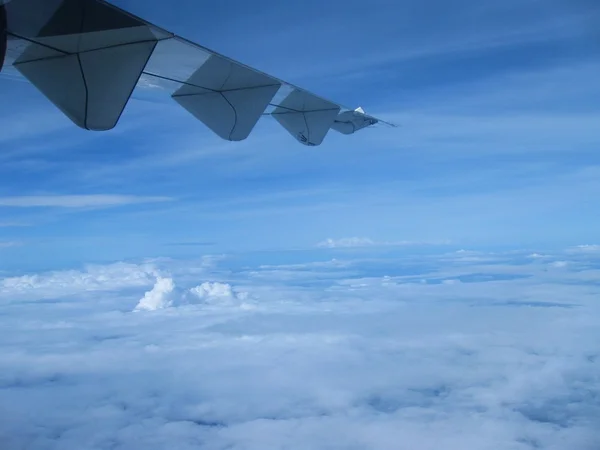 Křídlo letadla — Stock fotografie