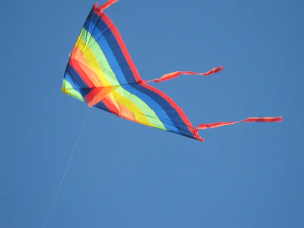 Colorful kite in the sky — Stock Photo, Image