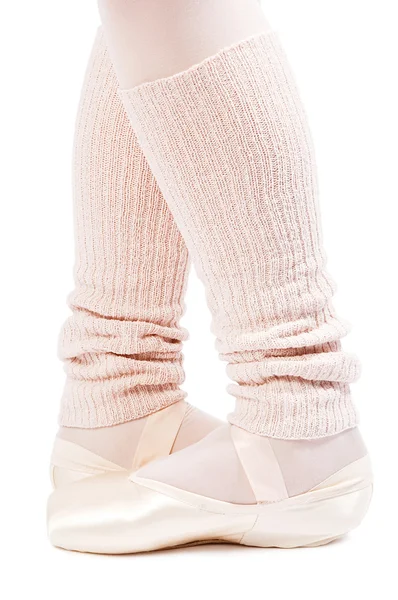 Jambes dans les chaussures de ballet 3 — Photo