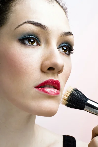 S make-up — Stock fotografie