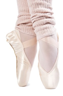 Legs in ballet shoes 7 clipart