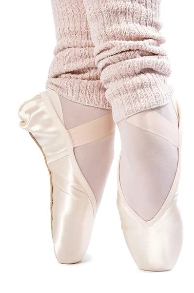 Piernas en zapatillas de ballet 7 — Foto de Stock