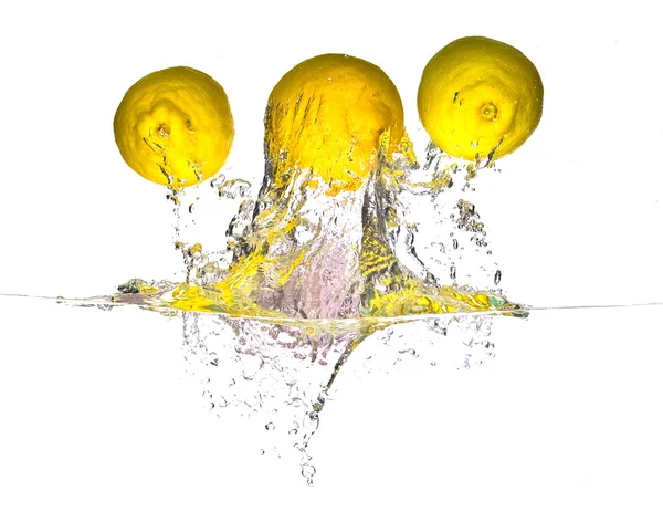 Fly lemon — Stock Photo, Image