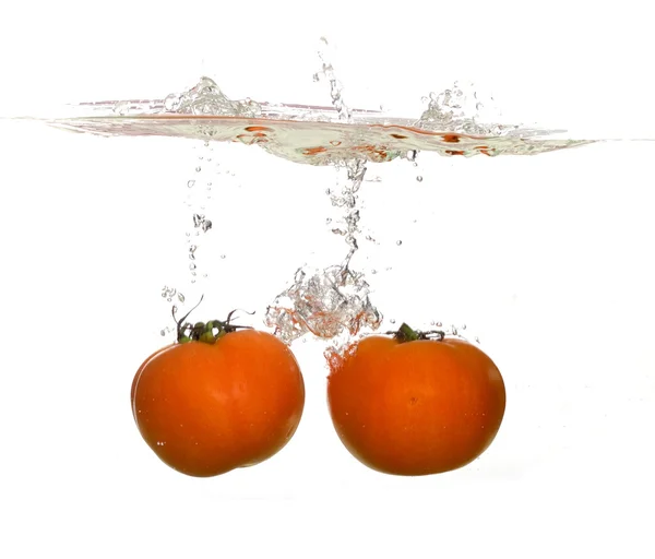 Twee tomaat — Stockfoto