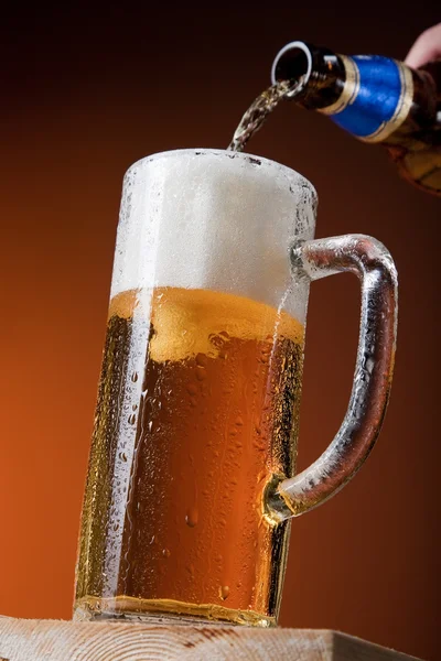 Stock image Beer in motion