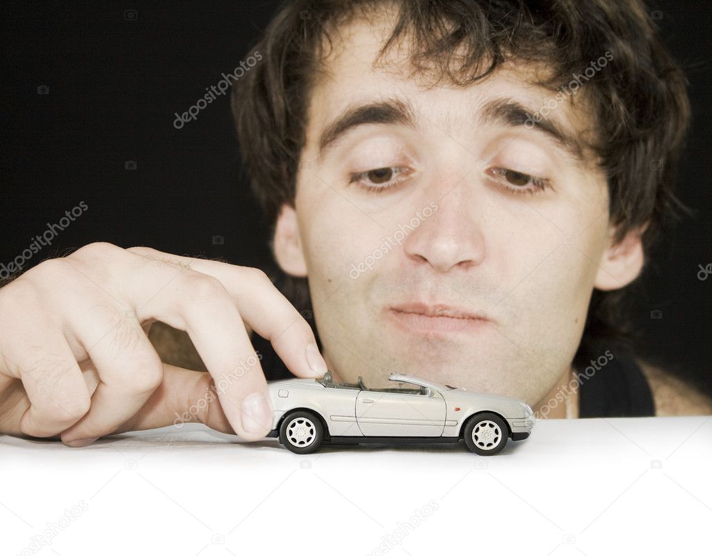 Man and auto