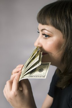 Money has no smell! clipart