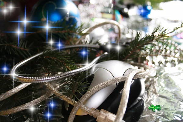 Eletrônica de Natal — Fotografia de Stock