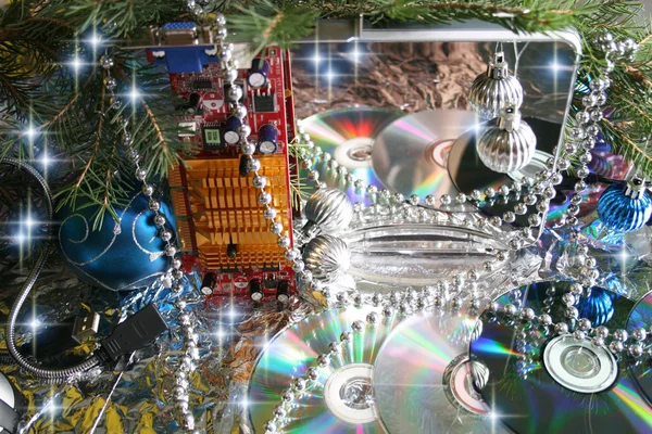 Vánoční elektronika — Stock fotografie