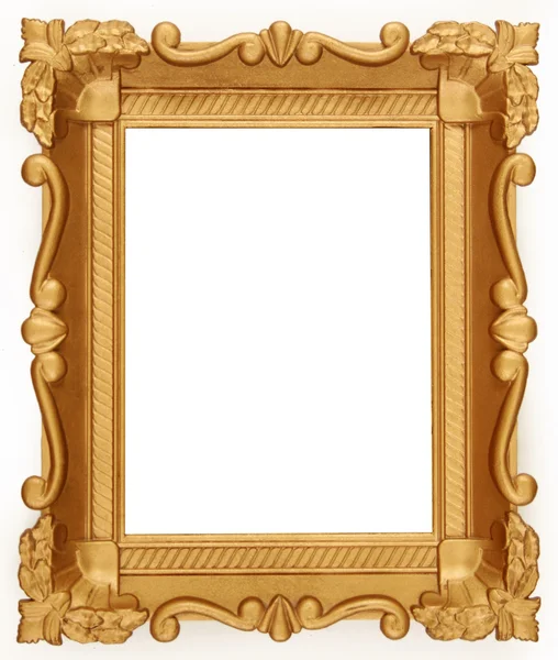 Empty Gold frame — Stock Photo, Image