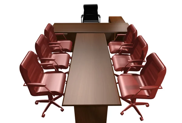Tisch des Direktors Stockbild