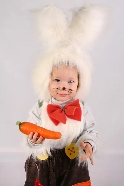 Ragazza coniglio — Foto Stock