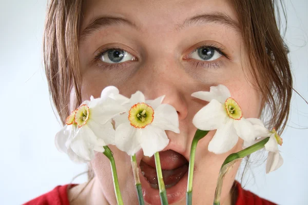 Алергія на квіти Стокова Картинка