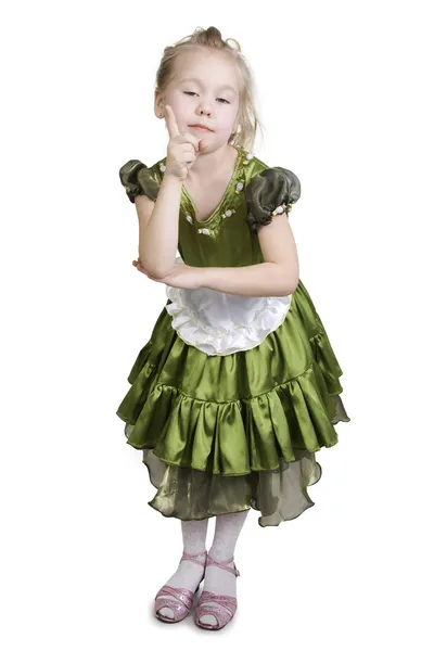 Princesa estrita verde . — Fotografia de Stock