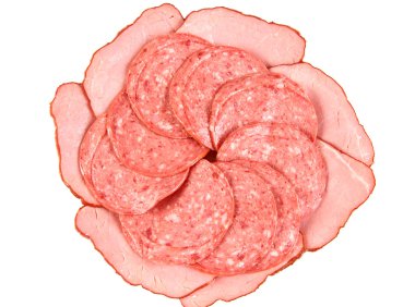 Ham and sausage clipart