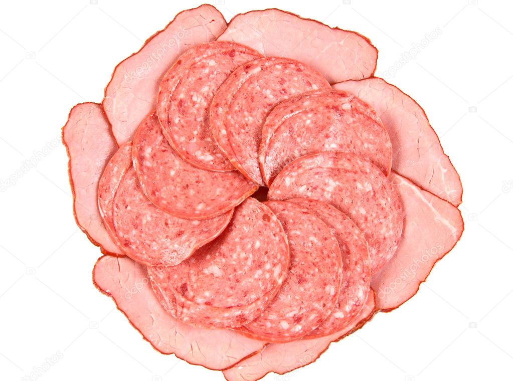 Ham and sausage