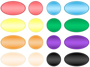 Round buttons clipart