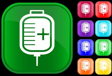 Icon of IV drip clipart