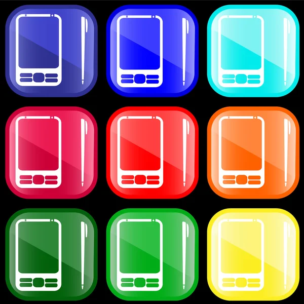 Ikona PDA — Wektor stockowy