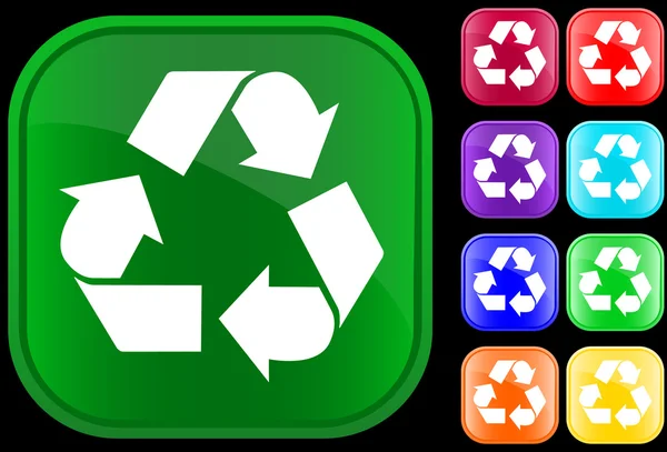Símbolo de reciclagem —  Vetores de Stock