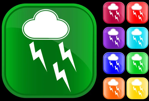 Icon of storm — Stock Vector