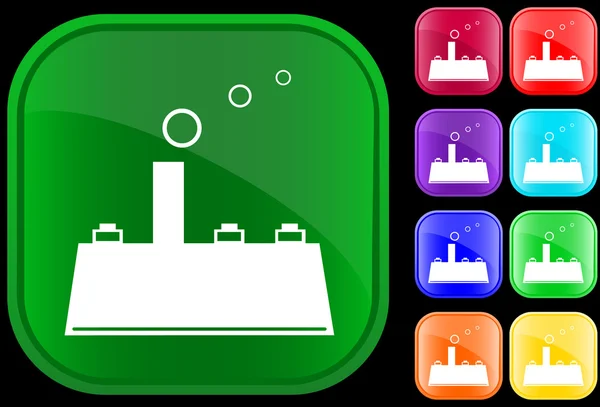 stock vector Icon of factory