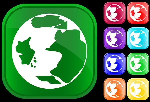 Earth icon — Stock Vector