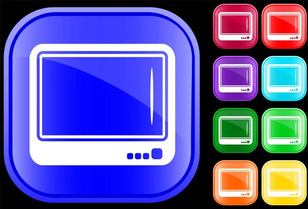 Icono de la televisión — Vector de stock