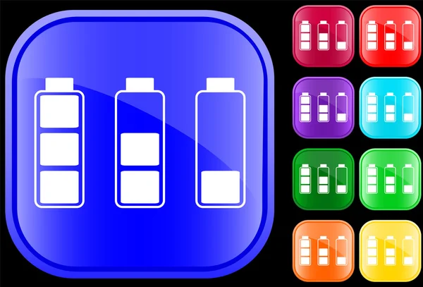 Icon of batteries — Stock Vector